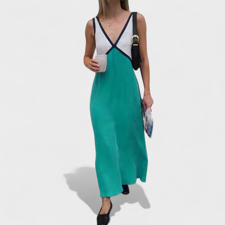 Vida - Elegante Vestido Largo Sin Mangas