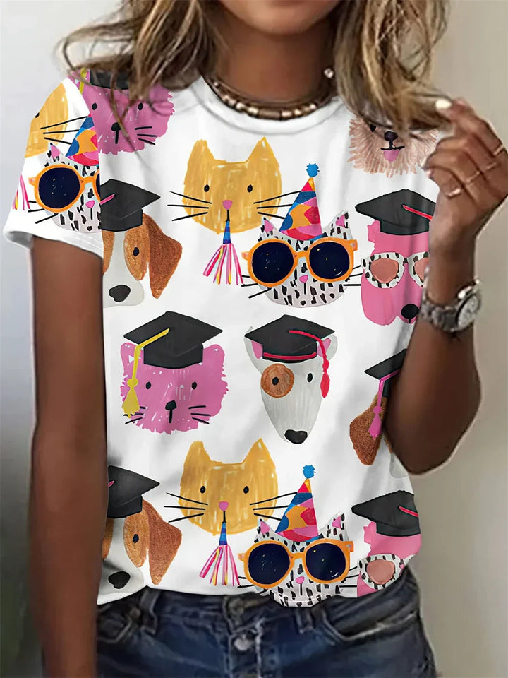 Elsy - Camisa Elegante con Estampado animal
