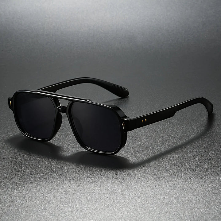 LumeSight - Gafas De Sol Cuadradas Con Doble Puente