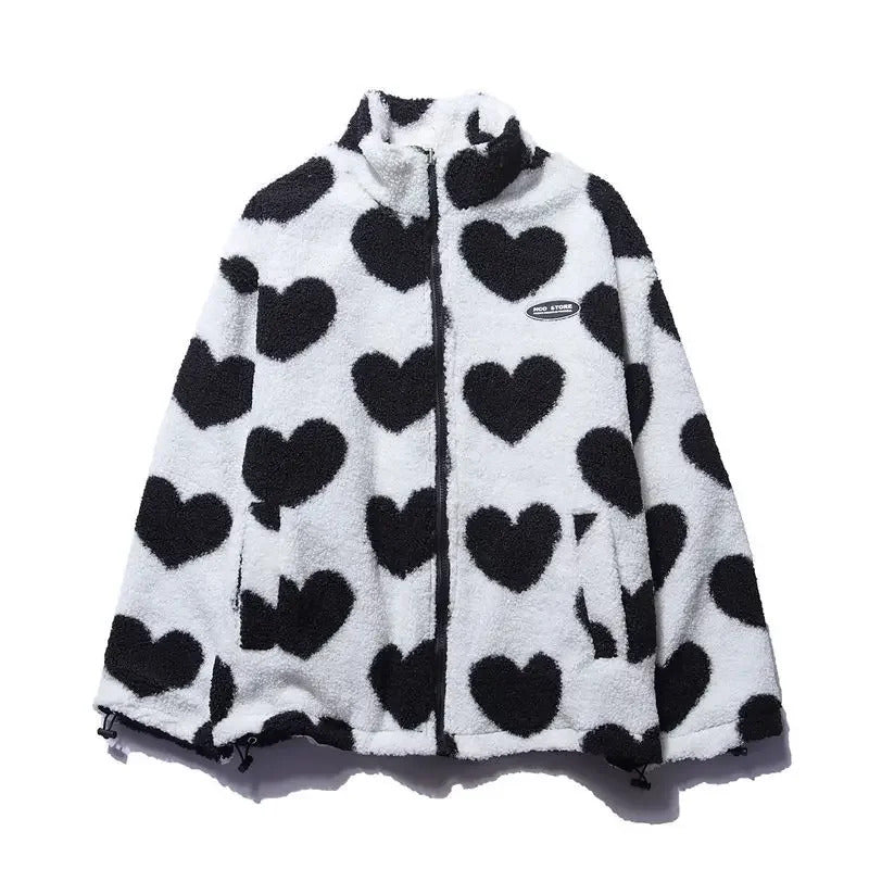 Kanika - Chaqueta Reversible Con Estampado De Corazones