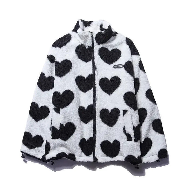 Kanika - Chaqueta Reversible Con Estampado De Corazones