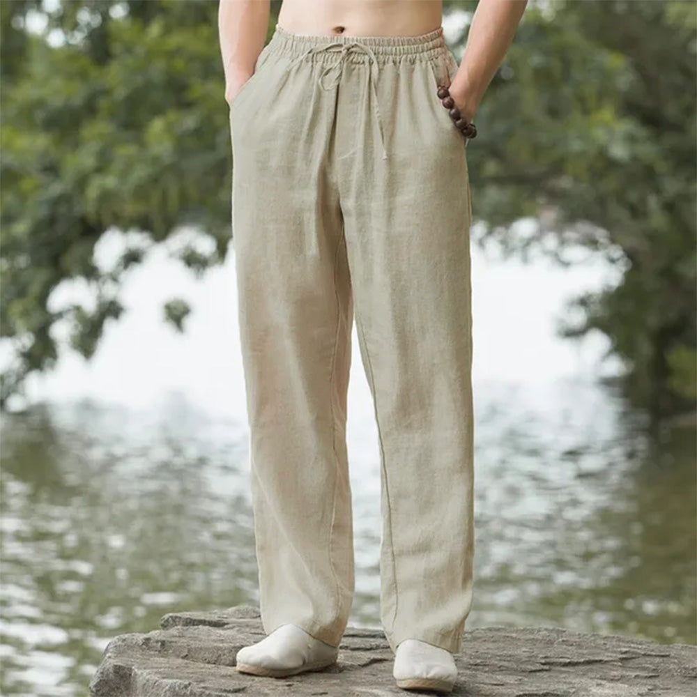 Ethan - Pantalón Holgado Informal De Verano
