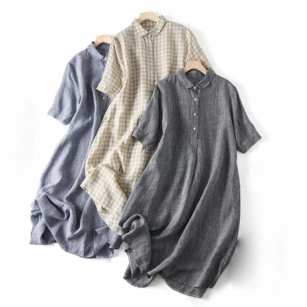 Luretta - Vestido Camisero de Lino