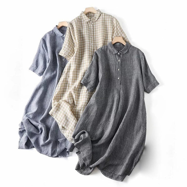 Luretta - Vestido Camisero de Lino