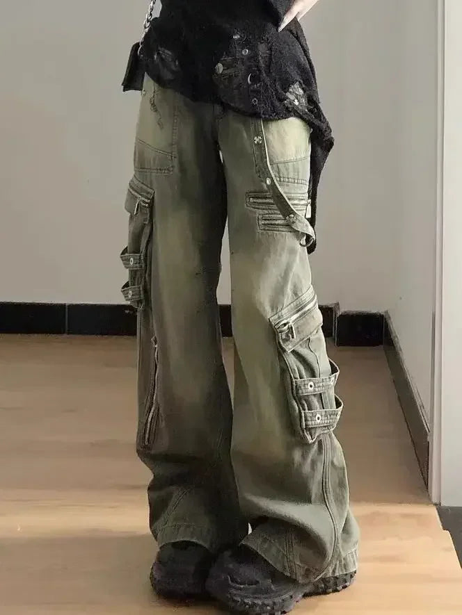 Melody - Pantalón Cargo Elástico