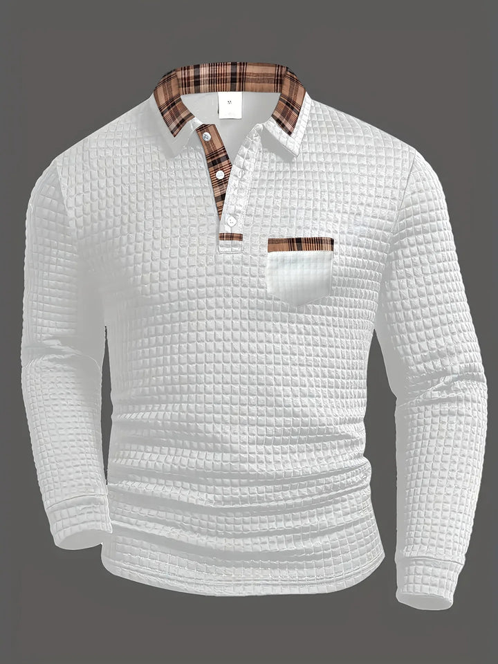 Jerard - Polo De Manga Larga a Cuadros