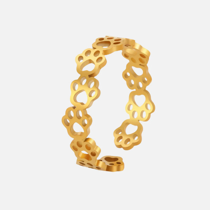 PawCharm - Anillo Ajustable con Huella de Pata