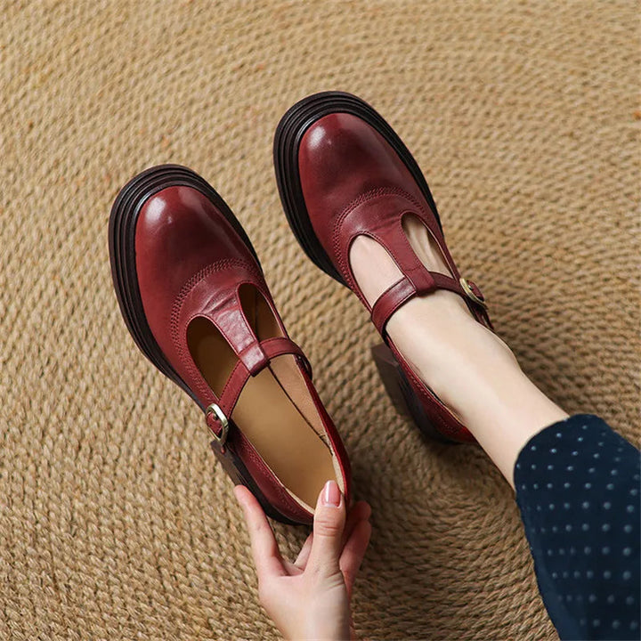 Maral - Zapatos De Tacón Grueso Tipo Bloque