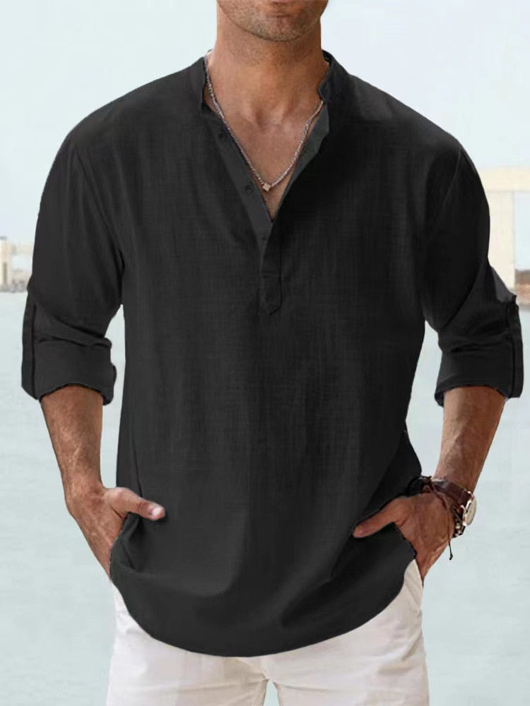 Leon - Camisa De Lino Transpirable