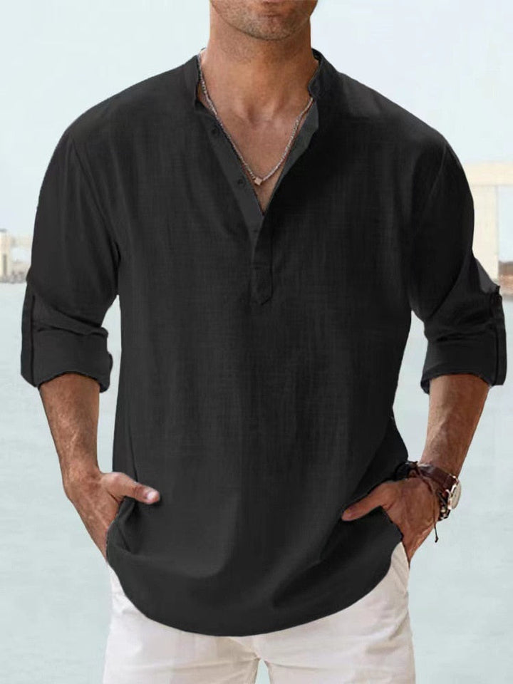 Leon - Camisa De Lino Transpirable
