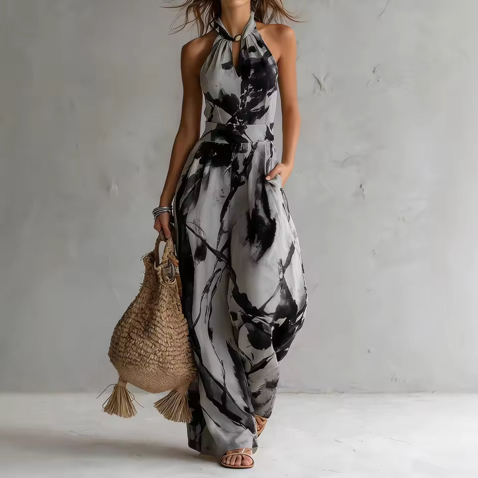 Symia - Elegante Mono Con Estampado Artístico