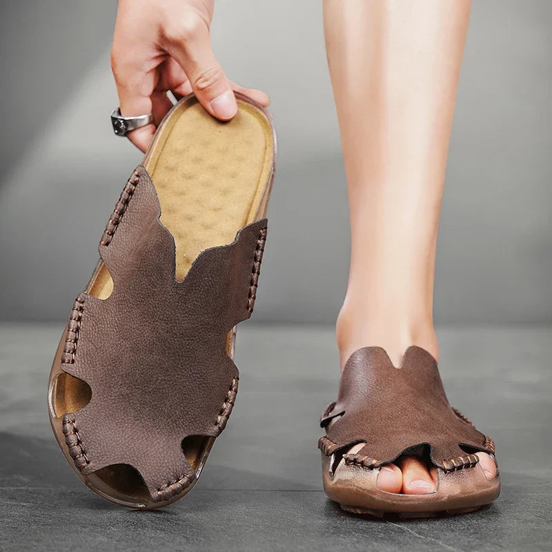 Hyman - Sandalias De Cuero Bayford