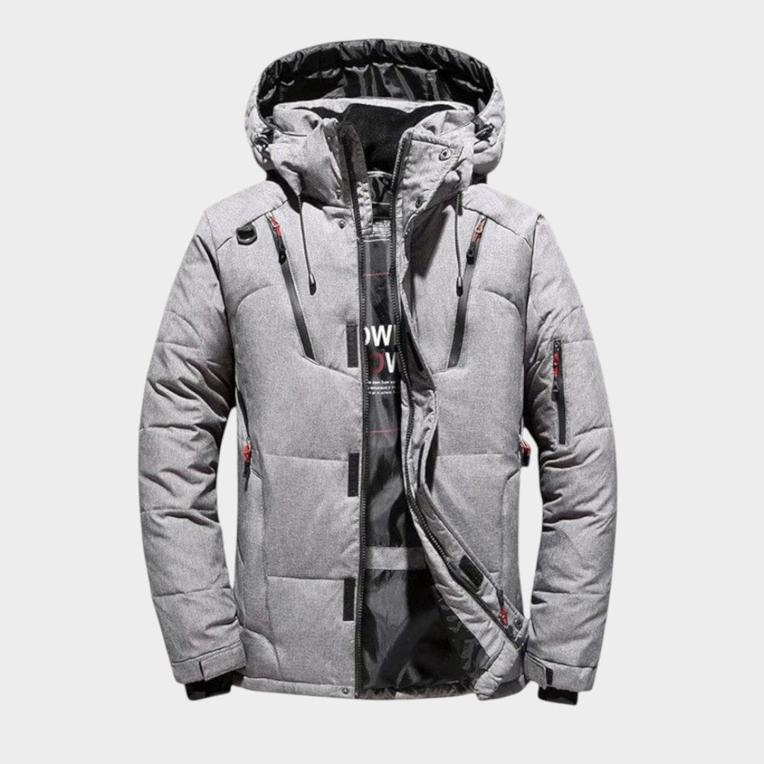Alaxis - Chaqueta Acolchada Con Capucha y Bolsillos con Cremallera