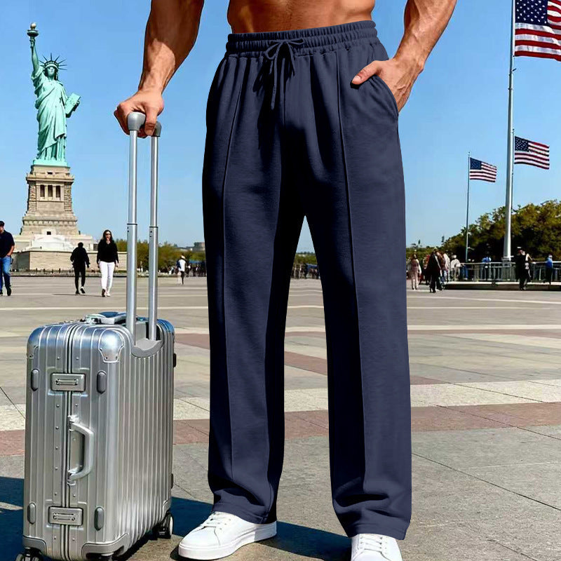 Semih - Pantalones Con Cordón Y Bolsillos Laterales
