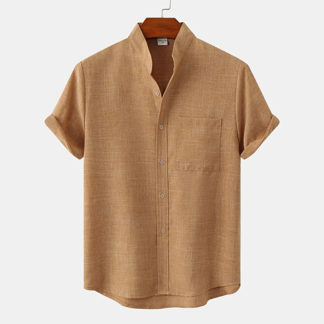 Gerardo - Camisa De Lino De Manga Corta