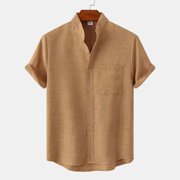 Gerardo - Camisa De Lino De Manga Corta