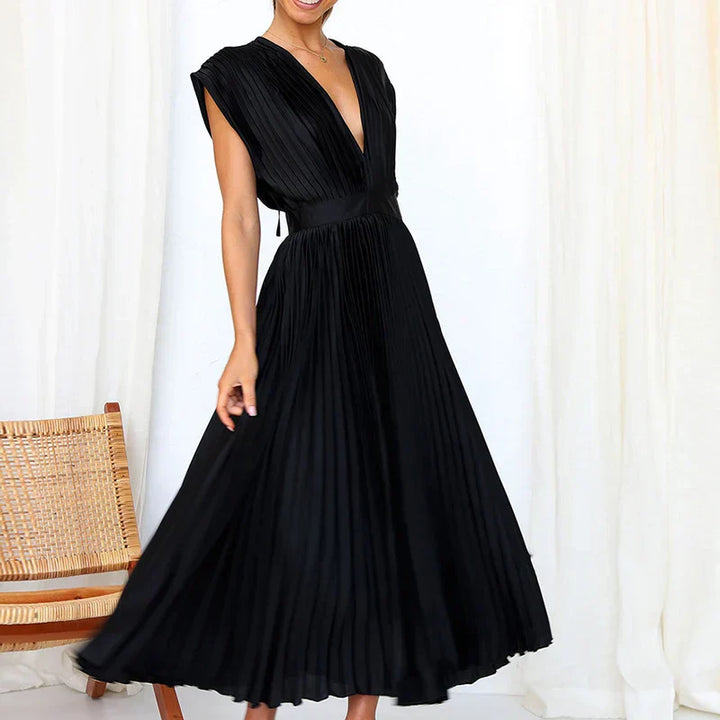 Gonny - Vestido Sin Mangas Con Pliegues