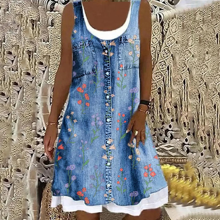 Natasza - Vestido Vaquero Suave y Elegante