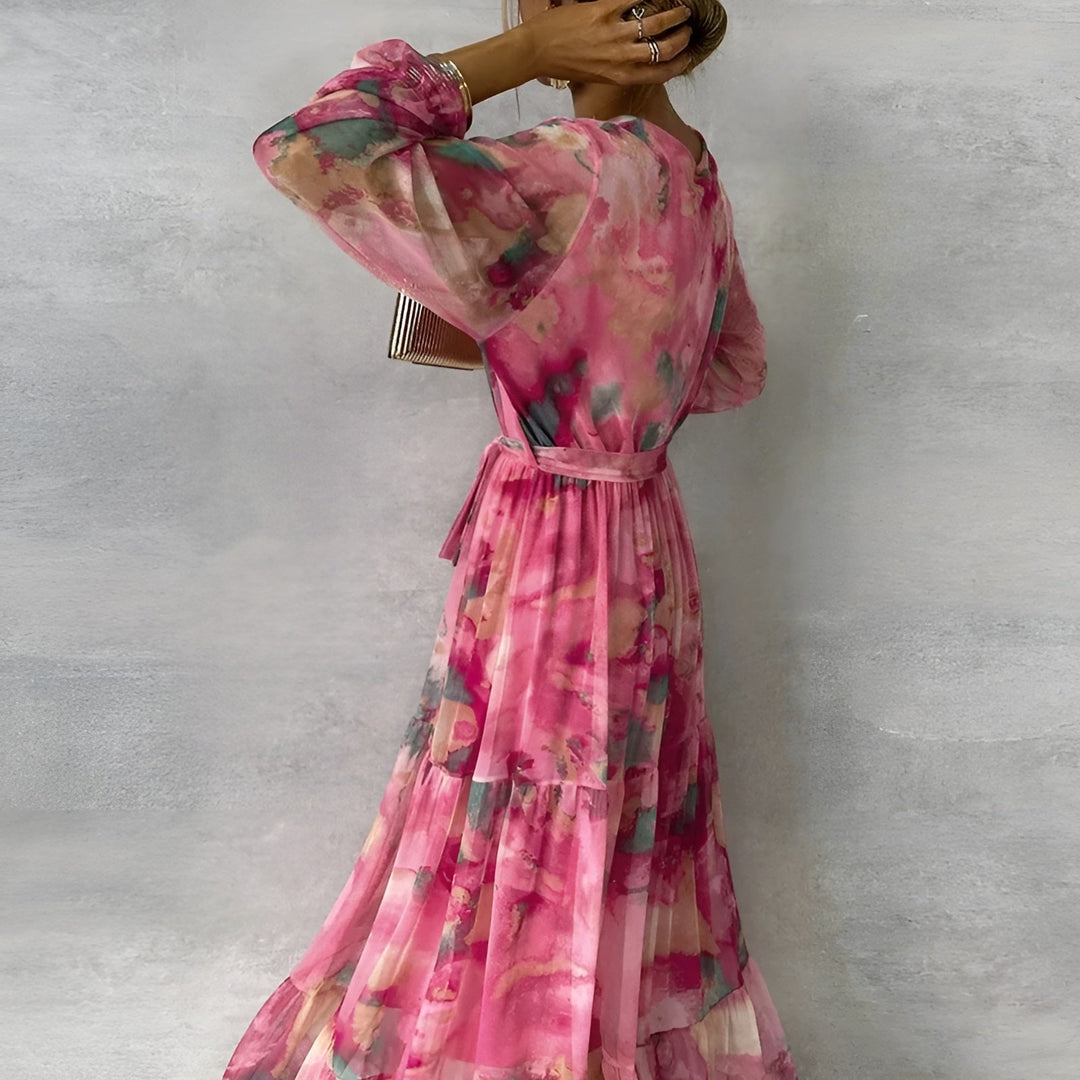 Marizanne - Elegante Vestido Plisado De Verano