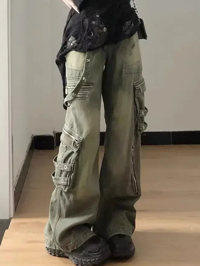 Melody - Pantalón Cargo Elástico