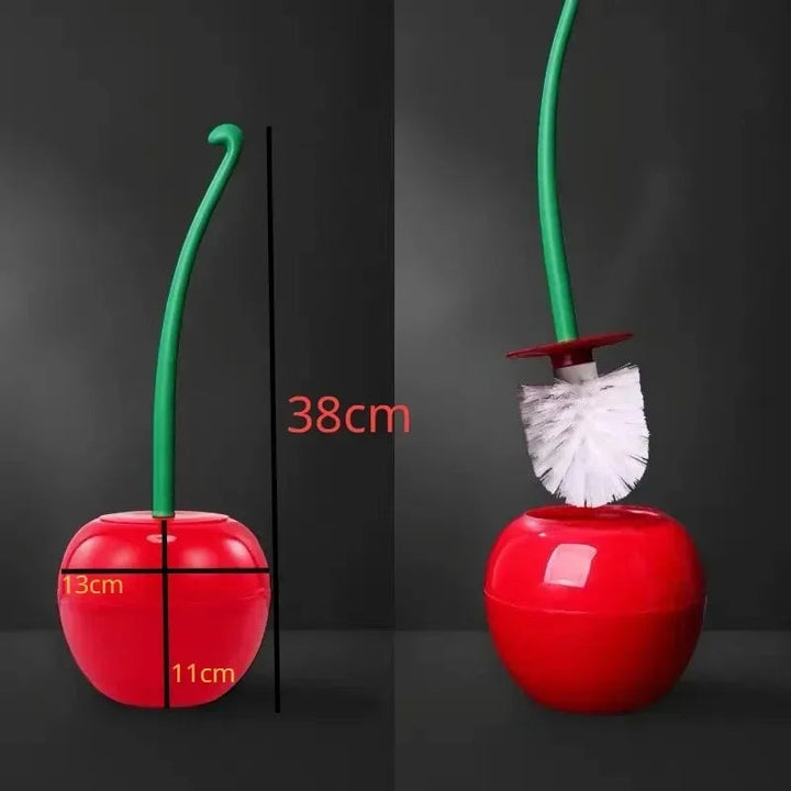 ToiletTart - Escobilla y Soporte Para El Inodoro Con Forma De Cereza