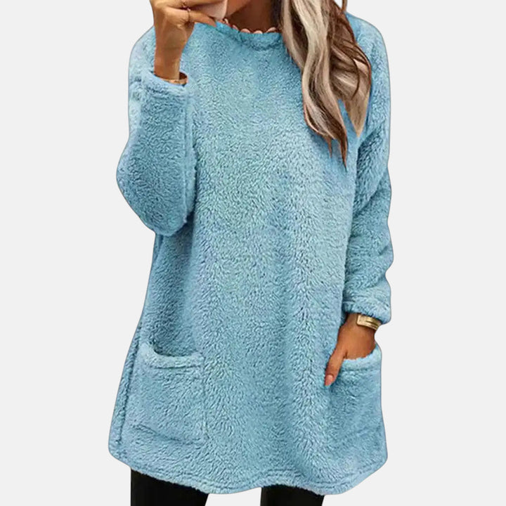 Oriella - Jersey De Felpa Suave Con Bolsillo