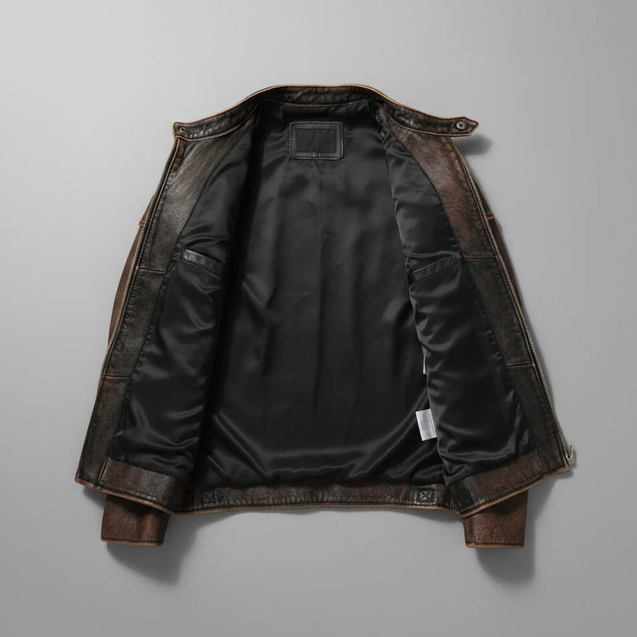 Samer - Chaqueta De Cuero De Primera Calidad