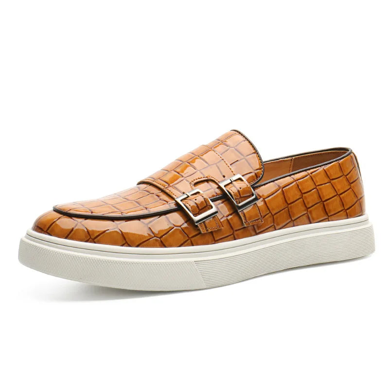 Loic - Mocasín Con Estampado De Cocodrilo