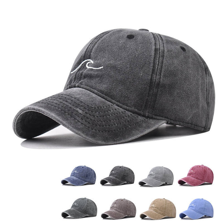 Erkan - Gorra con Bordado de Ondas