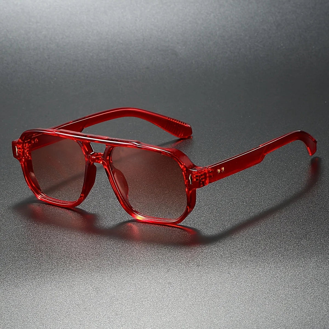 LumeSight - Gafas De Sol Cuadradas Con Doble Puente