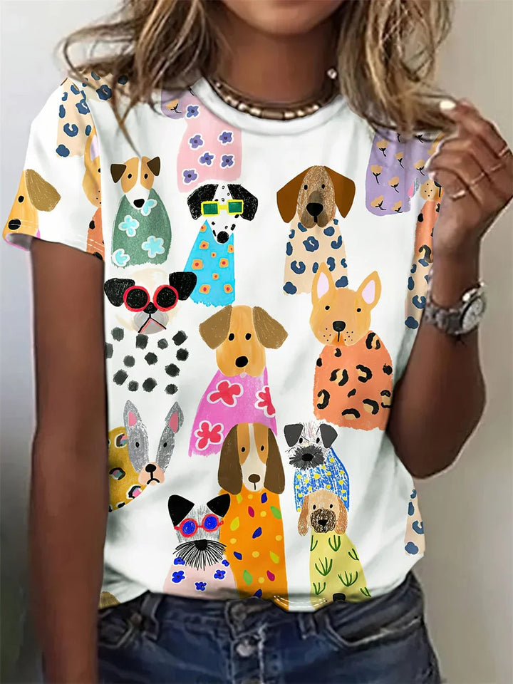 Elsy - Camisa Elegante con Estampado animal