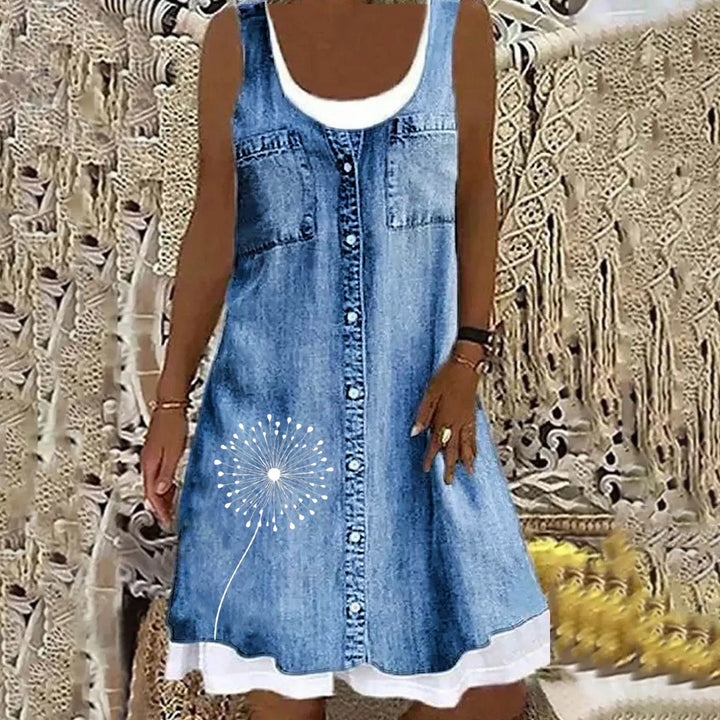 Natasza - Vestido Vaquero Suave y Elegante