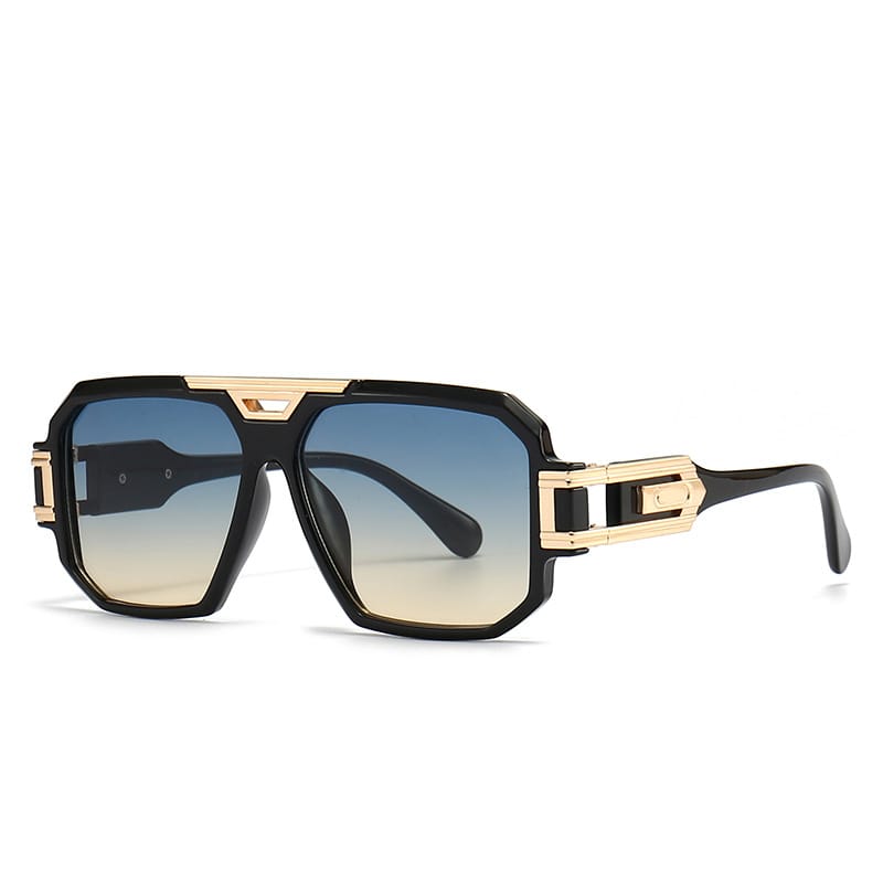 Lunavex - Gafas De Sol Con Montura Cuadrada Llamativa Y Degradado