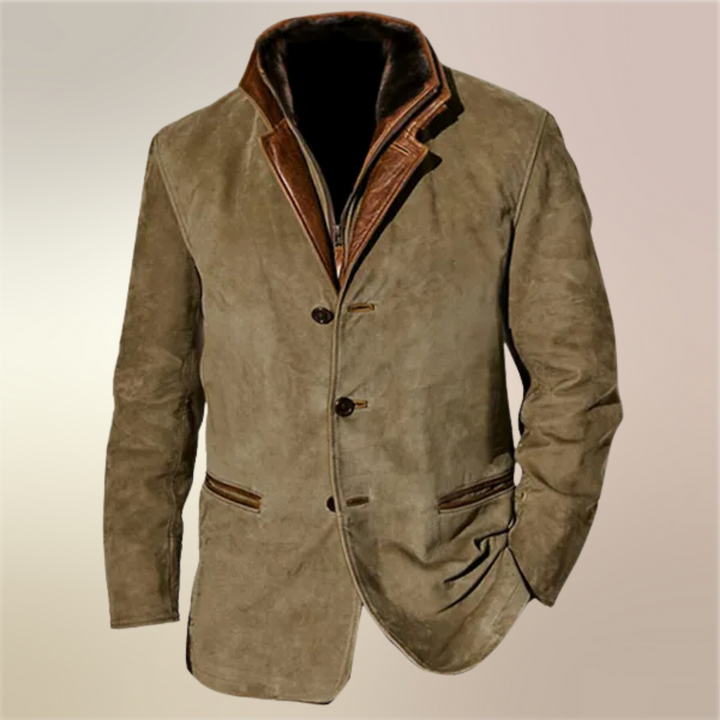 Sylvester - Chaqueta de Estilo Vintage