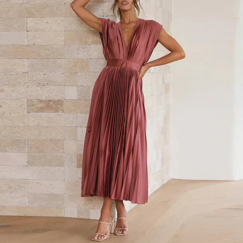 Gonny - Vestido Sin Mangas Con Pliegues