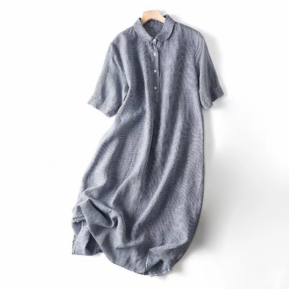 Luretta - Vestido Camisero de Lino