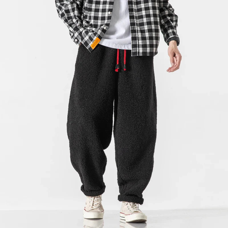 Juaib - Pantalones De Chándal De Forro Polar
