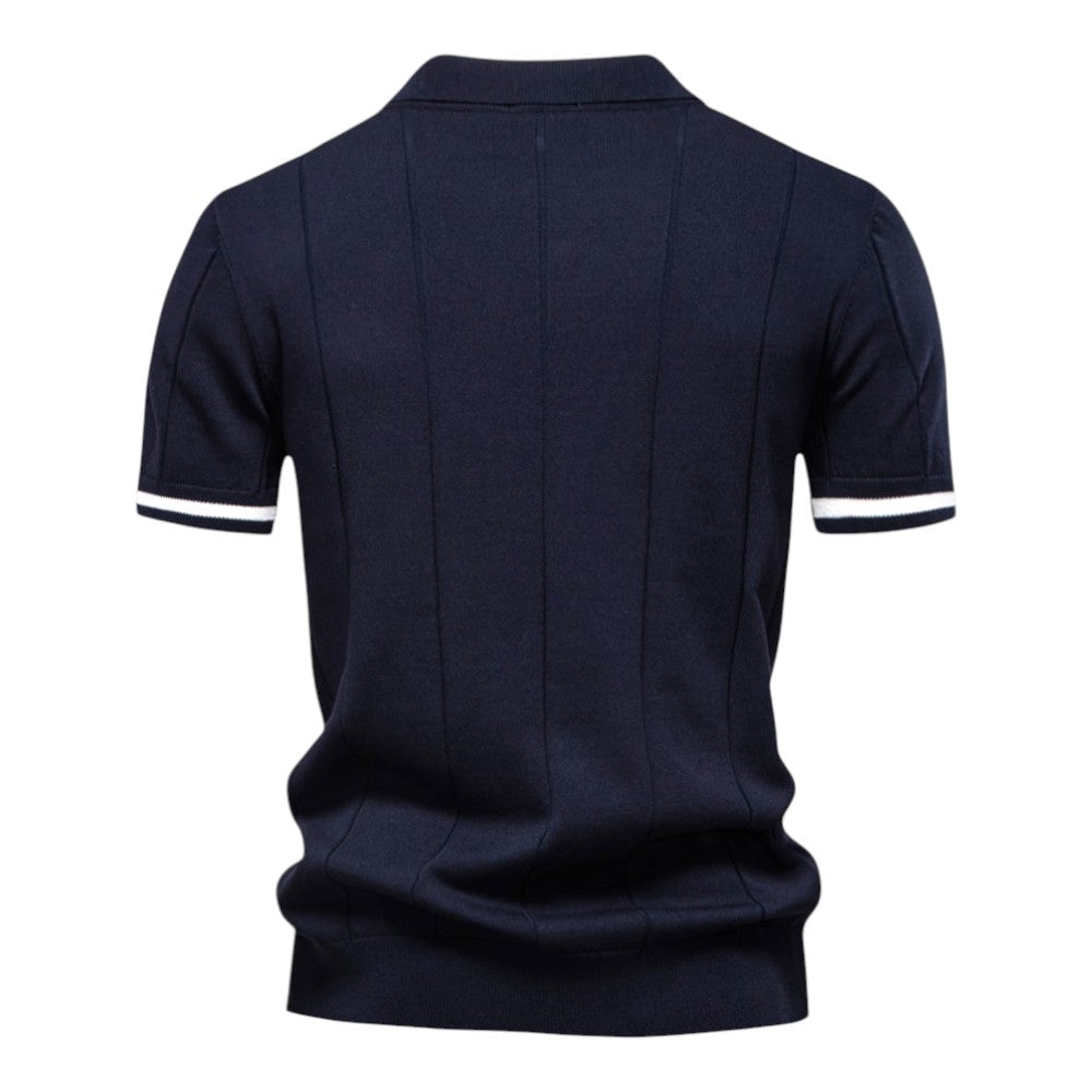 Johncena - Polo Deportivo Informal Con Cremallera