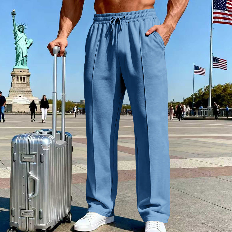 Semih - Pantalones Con Cordón Y Bolsillos Laterales