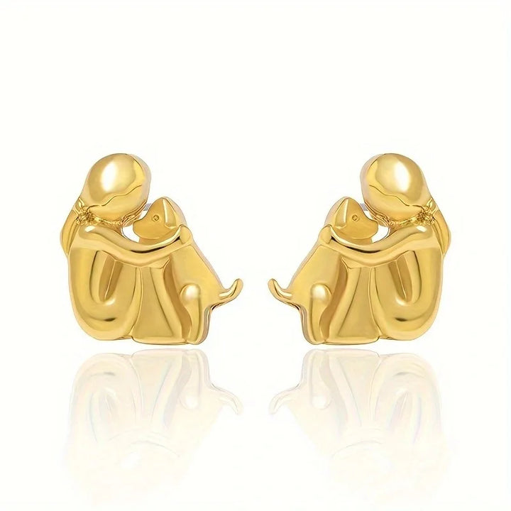 LoveWhisker - Pendientes Con Icono De Perro