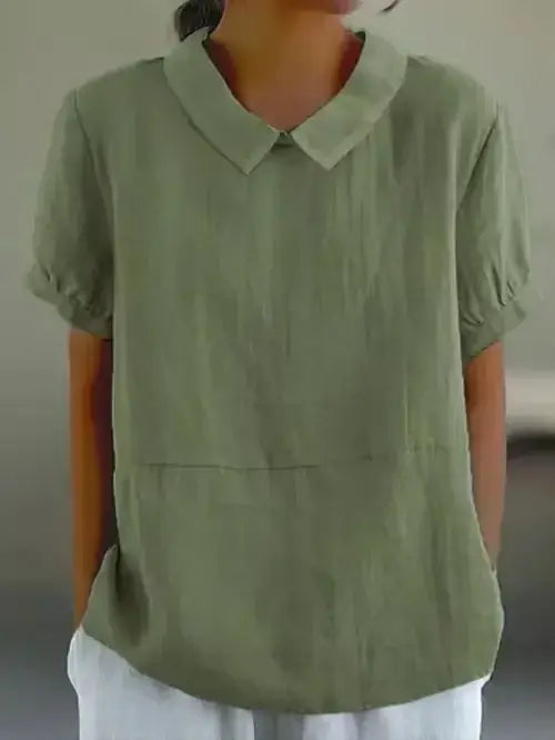 Henny - Elegante Blusa de Algodón