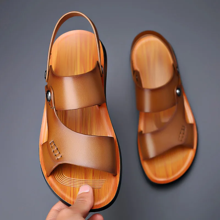 Bryon - Sandalias De Cuero Avenwood