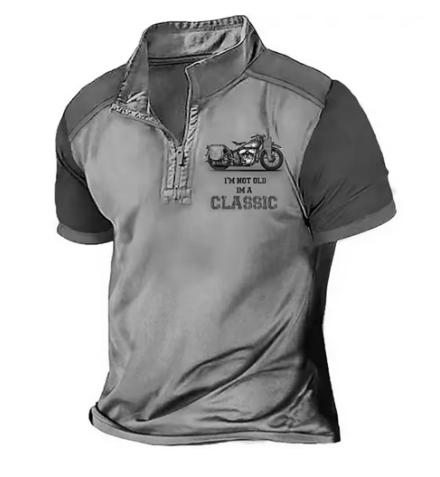 Kritsada - Polo Elegante Con Media Cremallera Camisa