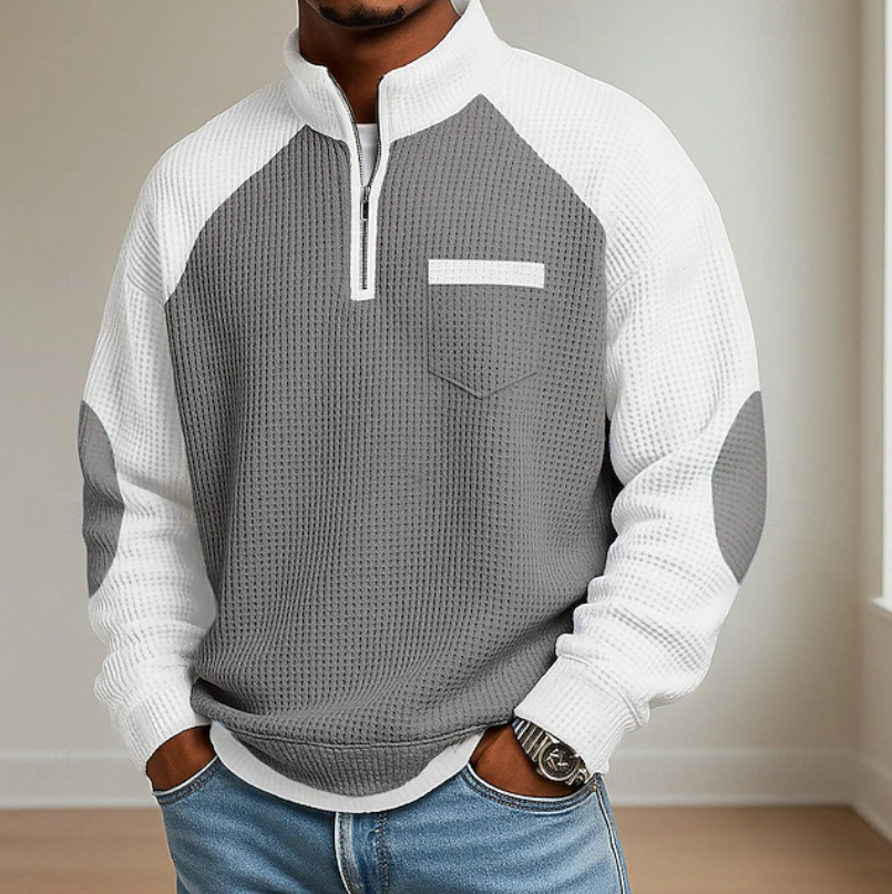 Lewiss - Jersey De Cuello Alto Con Cremallera
