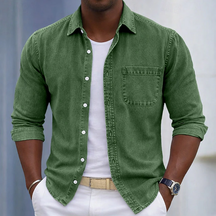 Kaick - Camisa De Manga Larga Con Botones