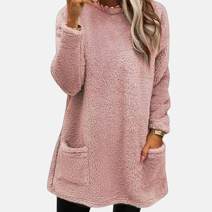 Oriella - Jersey De Felpa Suave Con Bolsillo