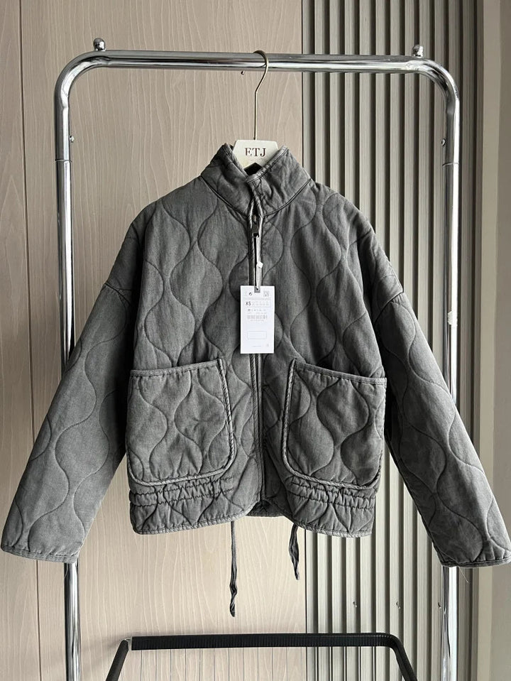 Pascale - Chaqueta Vintage de Algodón Acolchado