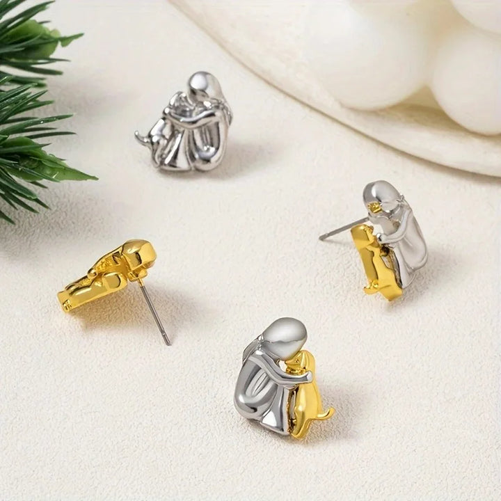 LoveWhisker - Pendientes Con Icono De Perro