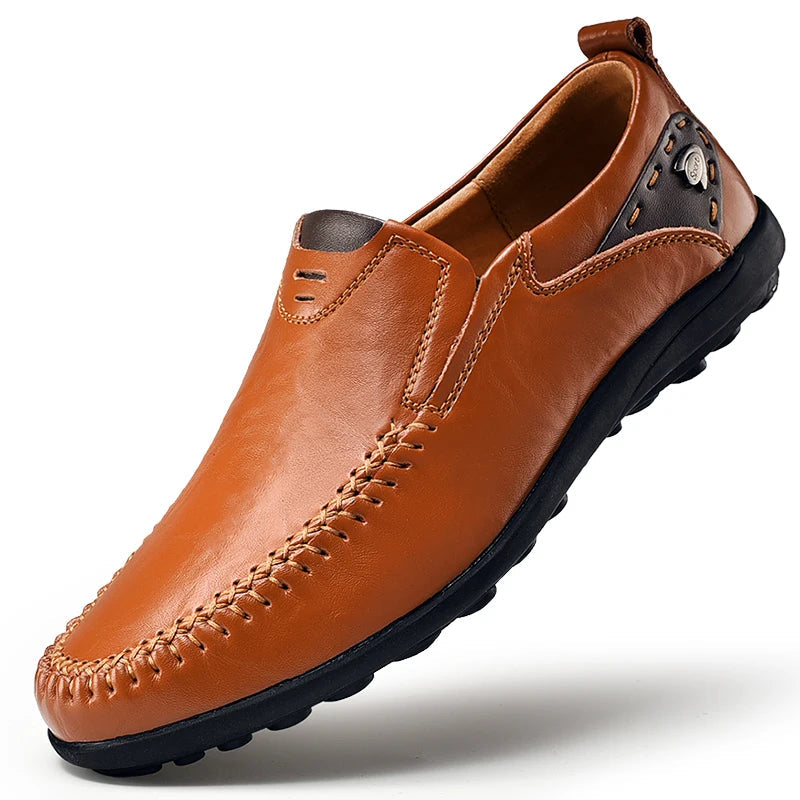 Shalav - Zapatos Casuales De Cuero Sin Cordones