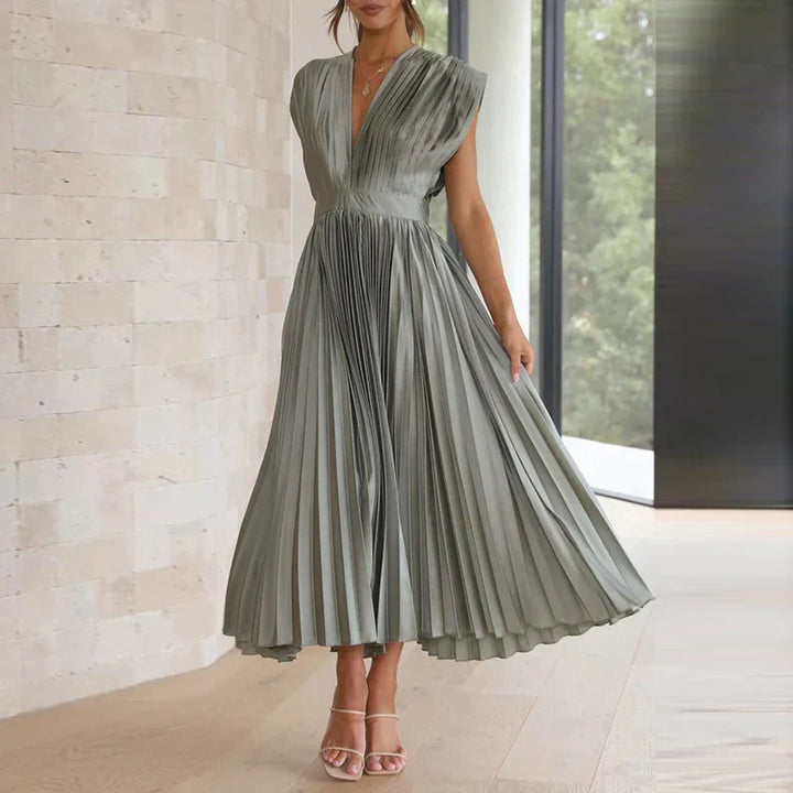 Gonny - Vestido Sin Mangas Con Pliegues